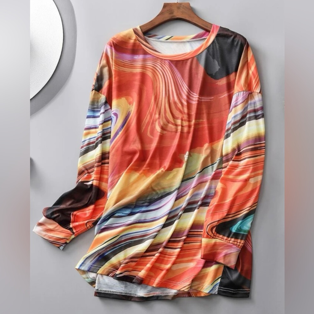 SHEIN Curve Plus drop shoulder top. NWOT